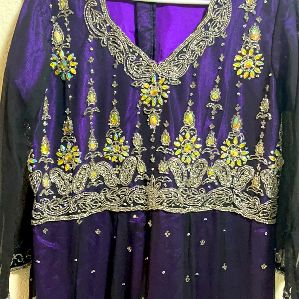 2 piece full party maxi dress